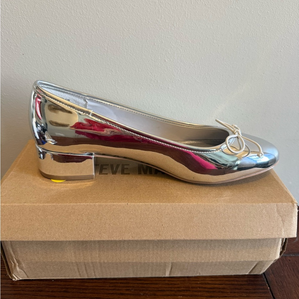 Steve Madden Cherish‎ Silver Women's Shoes NEW 9.5